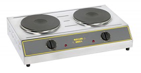 Photo d'un réchaud électrique professionnel 2 plaques - 2 x 2000 w Roller Grill ELR4